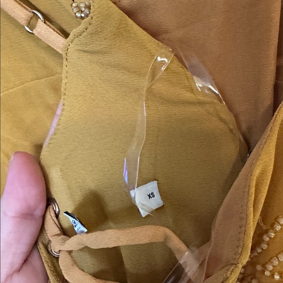 HOUSE OF CB 'Rosalia' Gold Embellished Hand Beaded Maxi Dress/Size XS NWOT - Picture 14 of 17